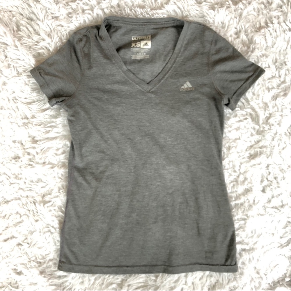 Adidas Ultimate Tee, Gray Sz XS